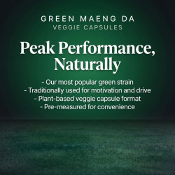 Green Maeng Da Kratom Veggie Capsules