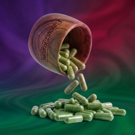 Trainwreck Kratom Veggie Capsules