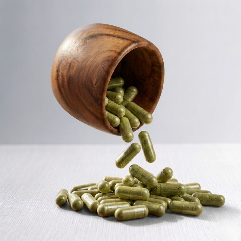 White Borneo Kratom Gelatin Capsules