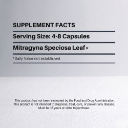 White Borneo Kratom Gelatin Capsules