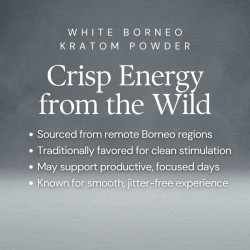 White Borneo Kratom Powder